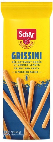 PALUSZKI GRISSINI BEZGLUTENOWE 150 g - SCHAR
