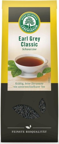 HERBATA EARL GREY LIŚCIASTA BIO 100 g - LEBENSBAUM