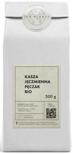 KASZA JĘCZMIENNA PĘCZAK BIO 500 g - THE PLANET