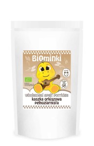 KASZKA ORKISZOWA PEŁNOZIARNISTA BIO 200 g - BIOMINKI