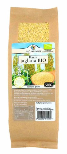 KASZA JAGLANA BEZGLUTENOWA BIO 500 g - PIĘĆ PRZEMIAN