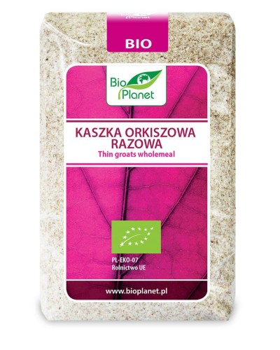 KASZKA ORKISZOWA RAZOWA BIO 400 g - BIO PLANET