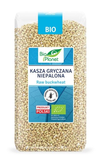 KASZA GRYCZANA NIEPALONA BEZGLUTENOWA BIO 1 kg - BIO PLANET