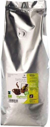 KAWA ZIARNISTA ARABICA 100 % WYSOKOGÓRSKA FAIR TRADE BIO 1 kg - OXFAM