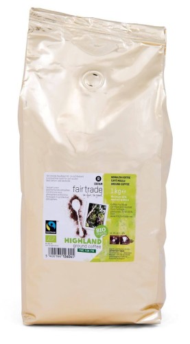 KAWA MIELONA ARABICA:ROBUSTA WYSOKOGÓRSKA FAIR TRADE BIO 1 kg - OXFAM