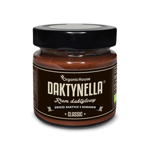 KREM KOKOSOWO - DAKTYLOWY CLASSIC BEZGLUTENOWY BIO 190 g - ORGANIC HOUSE