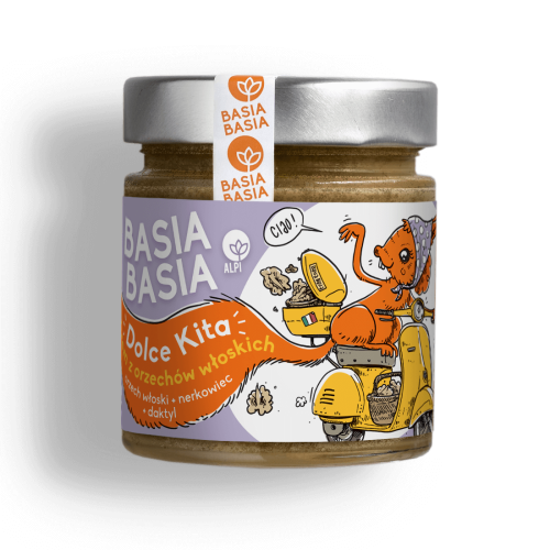 KREM Z ORZECHÓW WŁOSKICH DOLCE KITA BASIA BASIA 200 g - ALPI HUMMUS