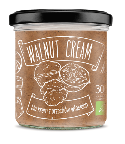 KREM Z PRAŻONYCH ORZECHÓW WŁOSKICH BIO 300 g - DIET-FOOD