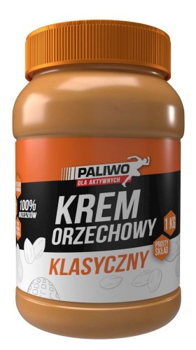 KREM ORZECHOWY KLASYCZNY 100 % BEZ DODATKU SOLI I CUKRÓW 1 kg - PALIWO DLA AKTYWNYCH