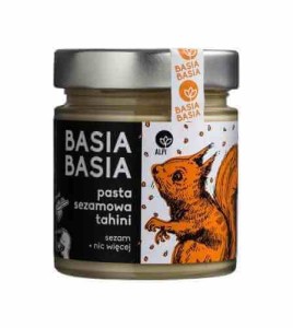 KREM PASTA SEZAMOWA (TAHINI) BASIA BASIA 210 g - ALPI HUMMUS