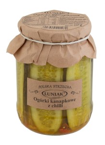 Ogórki Kanapkowe z Chili 710 g (380 g) - Luniak