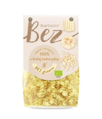 MAKARON BEZGLUTENOWY Z BIAŁEK KUKURYDZY ŚWIDER BIO 250 g - BARTOLINI