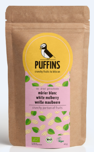 MORWA BIAŁA SUSZONA BIO 40 g - PUFFINS