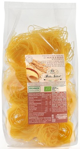 MAKARON (KUKURYDZIANO - RYŻOWY) SPAGHETTI BEZGLUTENOWY BIO 250 g - PASTA NATURA
