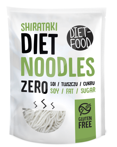 MAKARON (KONJAC TYPU NOODLE) BEZGLUTENOWY 370 g - DIET-FOOD