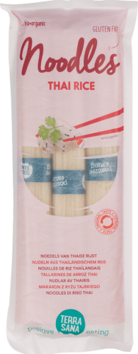 MAKARON (Z RYŻU BIAŁEGO TYPU NOODLE) BEZGLUTENOWY BIO 250 g - TERRASANA