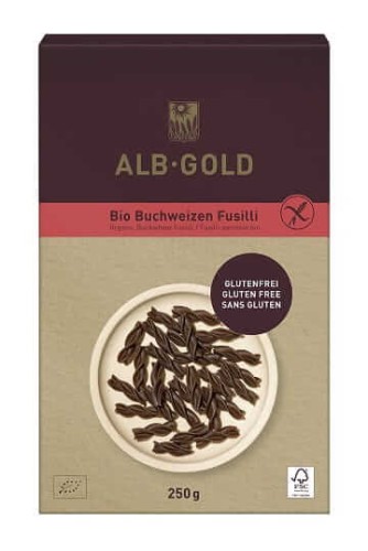 MAKARON (GRYCZANY) ŚWIDERKI BEZGLUTENOWY BIO 250 g - ALB GOLD (ALB NATUR)