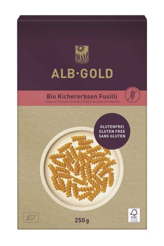 MAKARON (Z CIECIERZYCY) ŚWIDERKI BEZGLUTENOWY BIO 250 g - ALB-GOLD