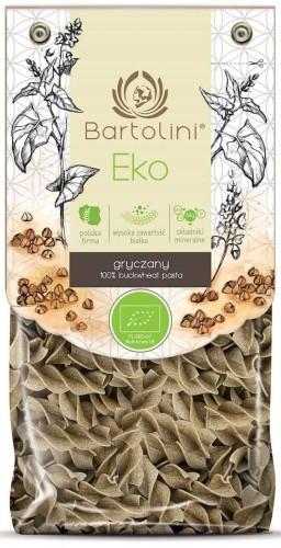 MAKARON (GRYCZANY) DUŻE ŚWIDERKI BIO 250 g - BARTOLINI