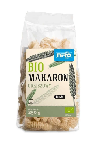MAKARON (ORKISZOWY) JEŻYKI BIO 250 g - NIRO