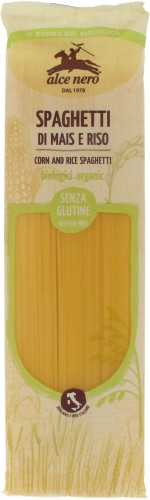 MAKARON (KUKURYDZIANO - RYŻOWY) SPAGHETTI BEZGLUTENOWY BIO 250 g - ALCE NERO