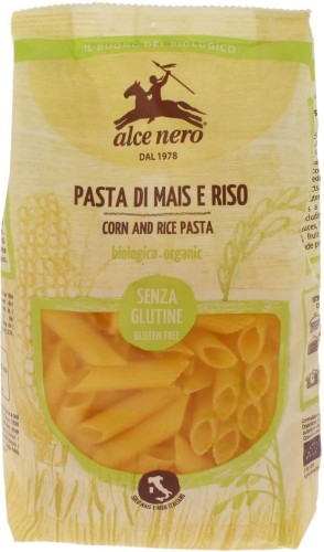 MAKARON (KUKURYDZIANO - RYŻOWY) PENNE BEZGLUTENOWY BIO 250 g - ALCE NERO