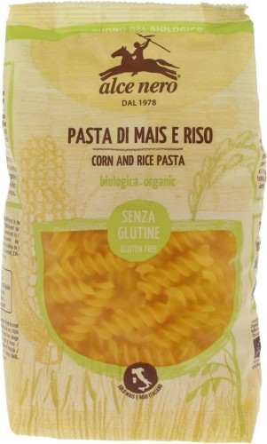 MAKARON (KUKURYDZIANO - RYŻOWY) FUSILLI BEZGLUTENOWY BIO 250 g - ALCE NERO