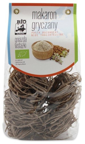 MAKARON (GRYCZANY) GNIAZDA WSTĄŻKI BIO 250 g - BIO PLANET