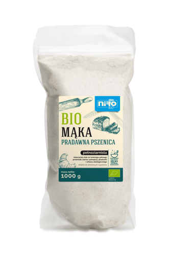 MĄKA PRADAWNA PSZENICA BIO 1 kg - NIRO