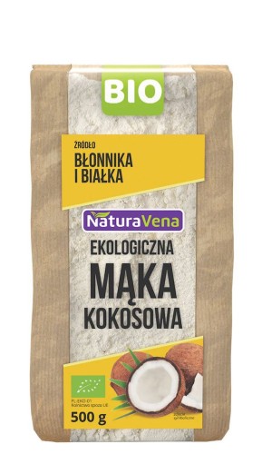 MĄKA KOKOSOWA BIO 500 g - NATURAVENA