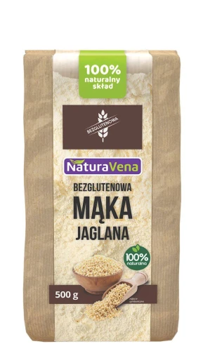 MĄKA JAGLANA BEZGLUTENOWA 500 g - NATURAVENA