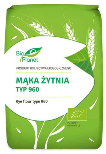 MĄKA ŻYTNIA TYP 960 BIO 1 kg - BIO PLANET