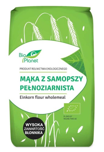 MĄKA Z SAMOPSZY PEŁNOZIARNISTA BIO 500 g - BIO PLANET