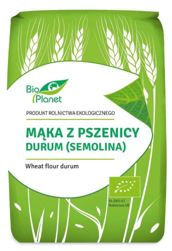 MĄKA Z PSZENICY DURUM (SEMOLINA) BIO 1 kg - BIO PLANET