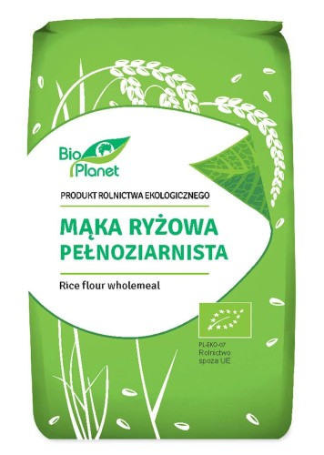 MĄKA RYŻOWA PEŁNOZIARNISTA BIO 500 g - BIO PLANET