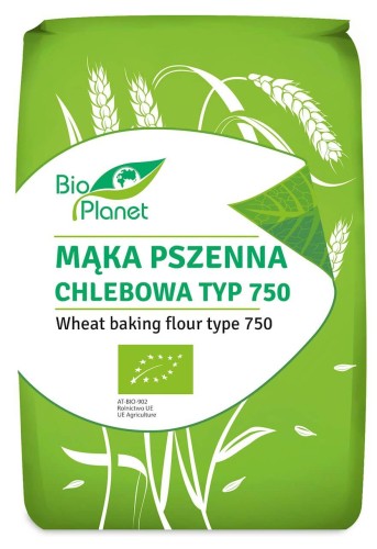 MĄKA PSZENNA CHLEBOWA TYP 750 BIO 1 kg - BIO PLANET