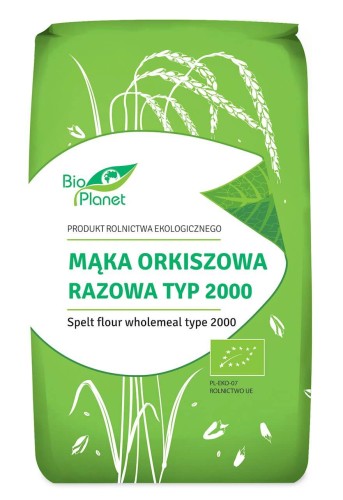 MĄKA ORKISZOWA RAZOWA TYP 2000 BIO 500 g - BIO PLANET