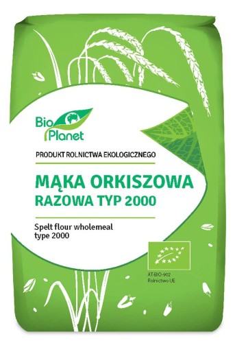 MĄKA ORKISZOWA RAZOWA TYP 2000 BIO 1 kg - BIO PLANET