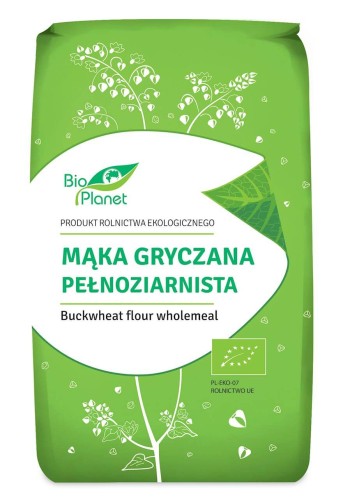 MĄKA GRYCZANA PEŁNOZIARNISTA BIO 500 g - BIO PLANET