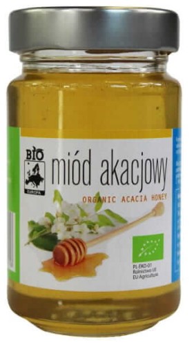 MIÓD NEKTAROWY AKACJOWY BIO 300 g - BIO PLANET