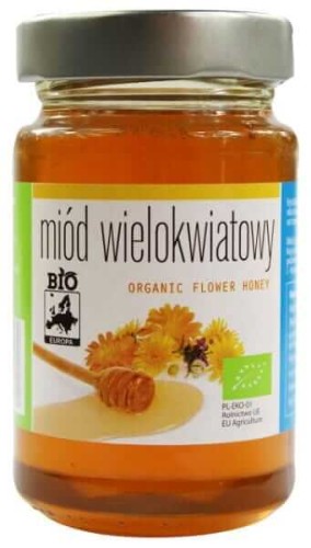 MIÓD NEKTAROWY WIELOKWIATOWY BIO 300 g - BIO PLANET