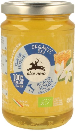 MIÓD NEKTAROWY AKACJOWY BIO 400 g - ALCE NERO