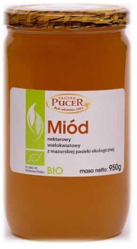 MIÓD WIELOKWIATOWY BIO 950 g - PUCER