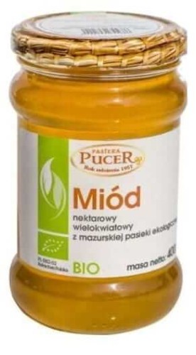 MIÓD WIELOKWIATOWY BIO 400 g - PUCER