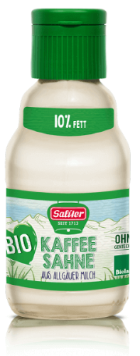 ŚMIETANKA DO KAWY 10 % BIO 165 g - SALITER