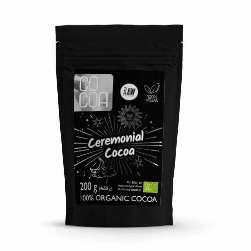 KAKAO CEREMONIALNE BIO (4 x 50 g) 200 g - COCOA.