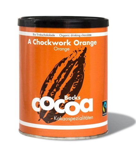 CZEKOLADA DO PICIA POMARAŃCZOWO - IMBIROWA FAIR TRADE BEZGLUTENOWA BIO 250 g - BECKS COCOA