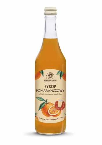 SYROP POMARAŃCZOWY 500 ml - REMBOWSCY