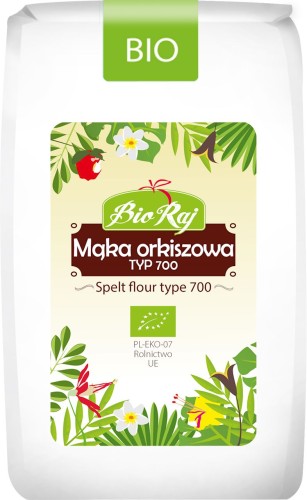 MĄKA ORKISZOWA CHLEBOWA TYP 700 BIO 500 g - BIO RAJ