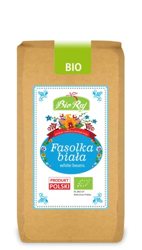 FASOLKA BIAŁA BIO (POLSKA) 500 g - BIO RAJ